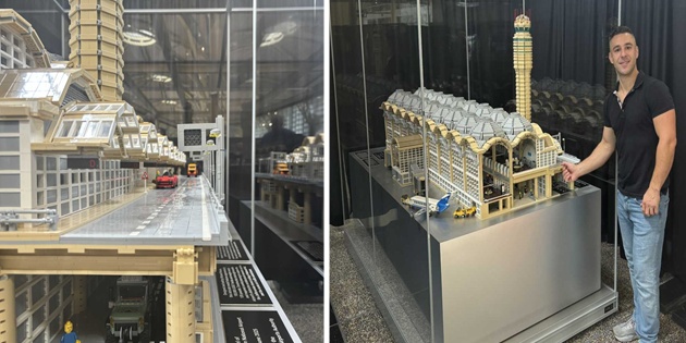 150 Bin Lego Parçasıyla Havalimanı Yaptı